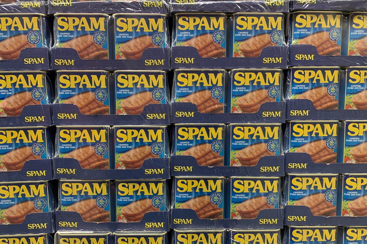 Tins of spam. Credit: Unsplash
