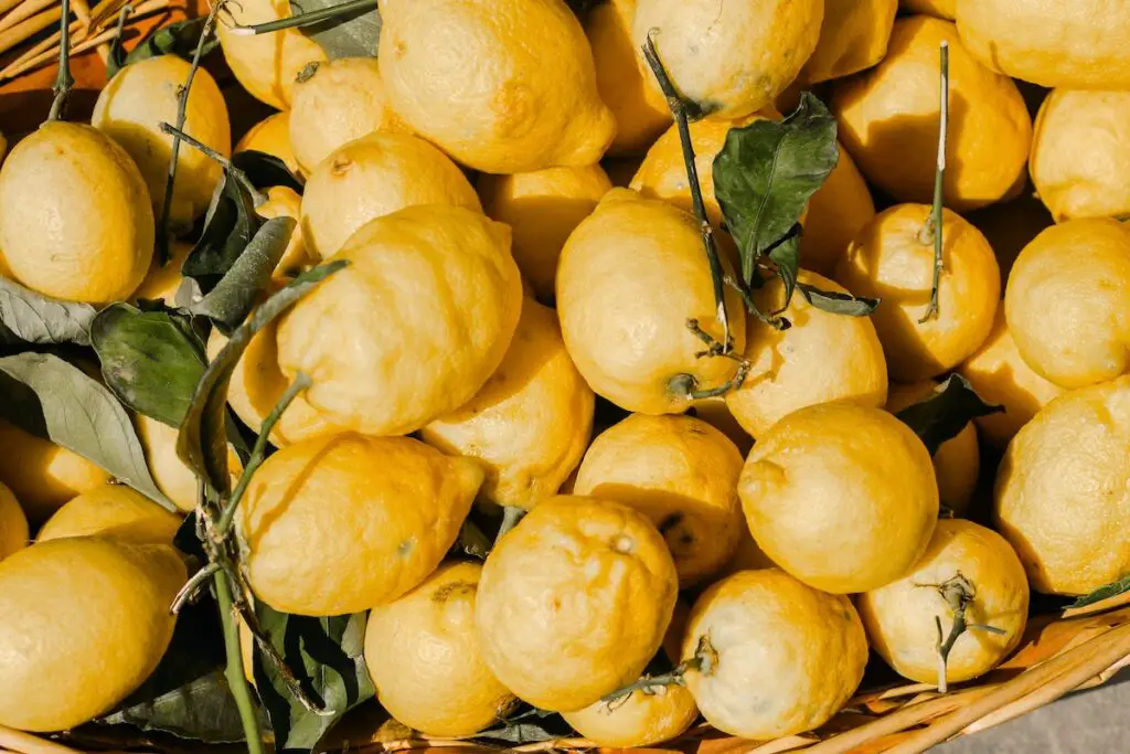 Yellow lemons in a basket. Credit: Unsplash