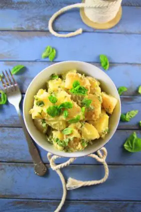 базилик-картофель-салат