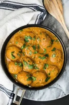 Dum Aloo Picante Indiano
