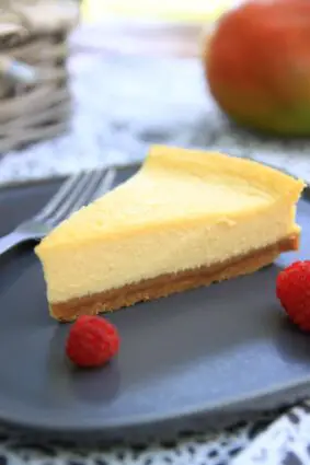 Cheesecake al cioccolato bianco al mango