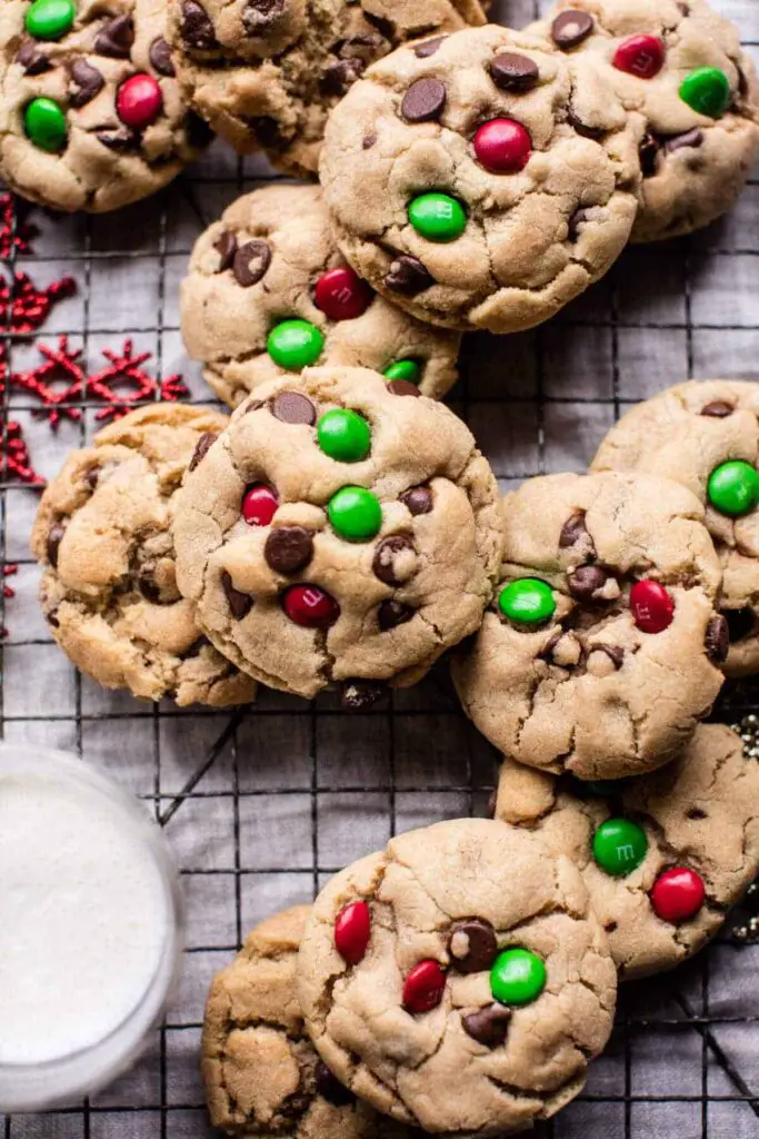 CHRISTMAS CHOCOLATE CHIP COOKIES by HALF BAKED HARVEST