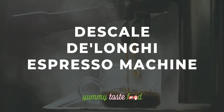 Kann ich Essig zum Entkalken meiner De'Longhi Espressomaschine verwenden?