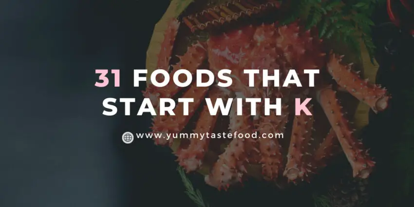 Welke voedingsmiddelen beginnen met de letter K
