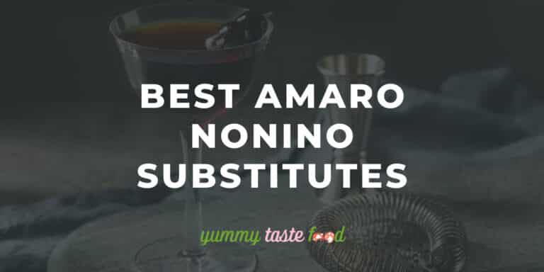 Amaro Nonino Substitutes