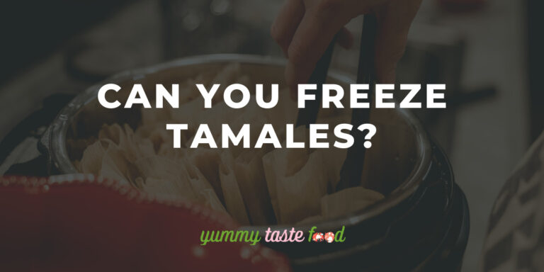 Can You Freeze Tamales?