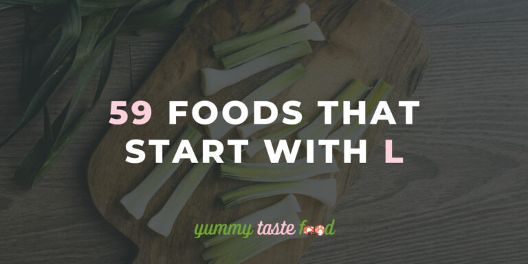 59 Foods That Start With L