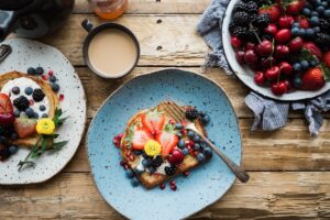 French toast on a table with fruits. Credit: Unsplash