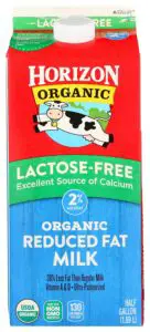 Horizon Organic Lactose Free Milk