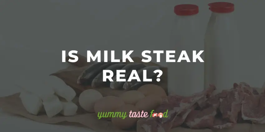 Is milk steak echt iets?