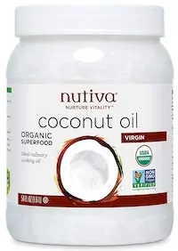 Nutiva Organic Virgin Coconut Oil.
