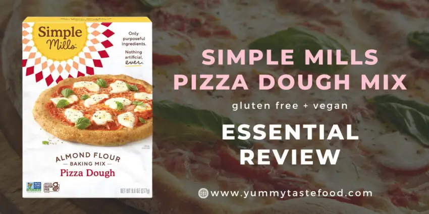 Simple Mills Pizza Dough Mix - 最佳无麸质和素食主义者
