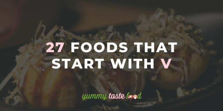 Foods That Start With V