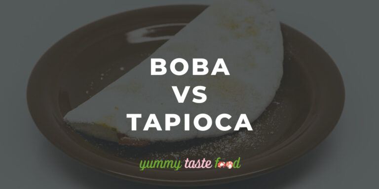 Boba Vs Tapioca