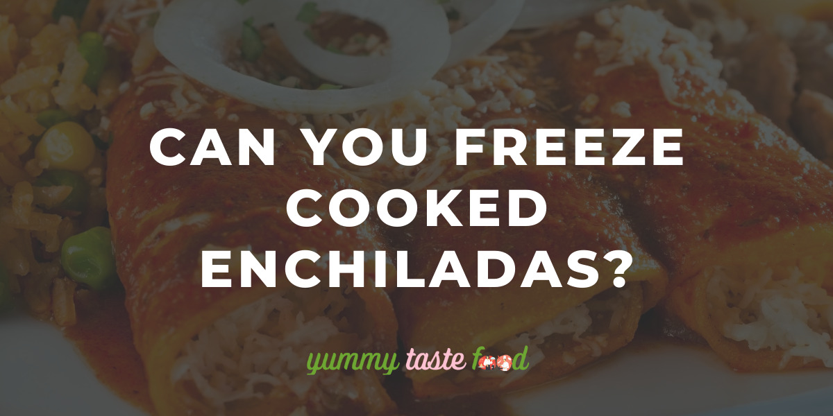Can You Freeze Cooked Enchiladas?