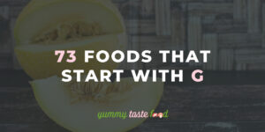Foods That Start With G