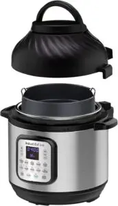 Instant Pot Duo air fryer and combo cooker.