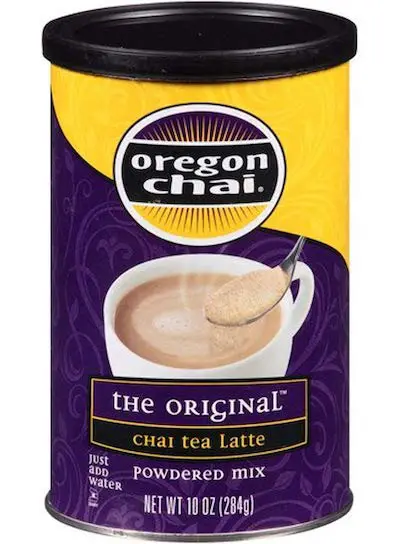 Oregon Chai 原味茶拿铁混合，10 盎司。