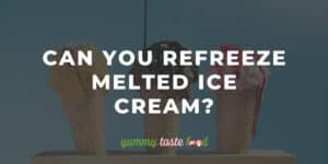 Refreeze melted ice cream