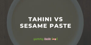 Tahini Vs Sesame Paste