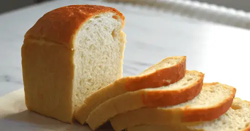Plain white bread.