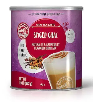 Big Train Spiced Chai Tea Latte - Mélange instantané de poudre, 1.9 livre.