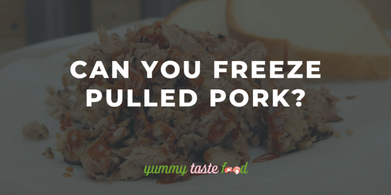Can you freeze pulled pork?