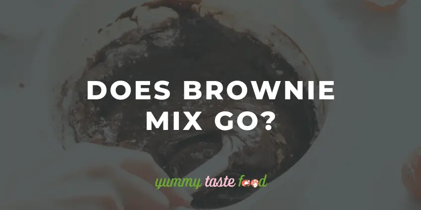 Does brownie mix go?