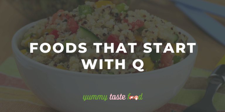 Foods That Start With Q