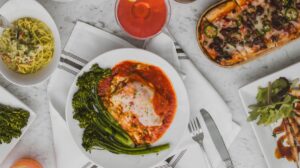Lasagna sitting out on a table. Credit: Unsplash