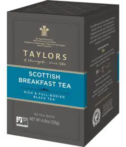 哈罗盖特苏格兰早餐茶的泰勒。