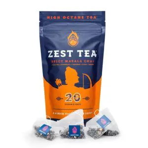 Zest Energy Blend Spicy Masala Chai Black Tea.