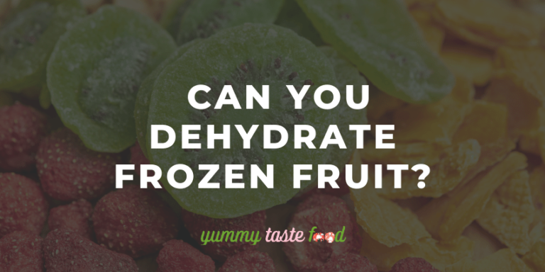 Can You Dehydrate Frozen Fruit?