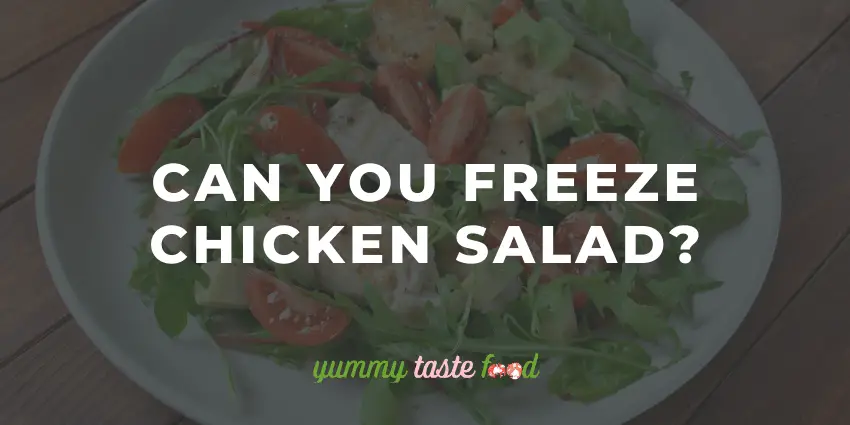 Puoi congelare l'insalata di pollo?