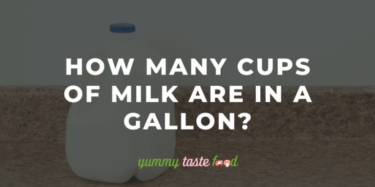 How Many Cups Of Milk Are In A Gallon?