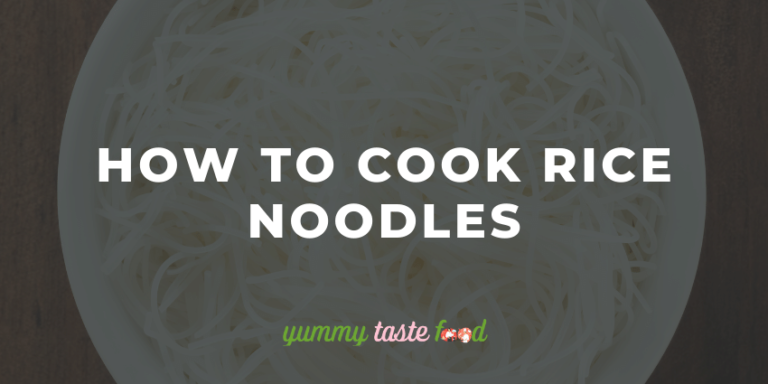 How To Cook Rice Noodles