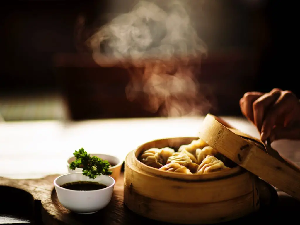 Reheated steamed potstickers/dumplings. Credit: Unsplash