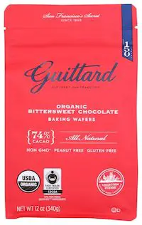 Obleas de chocolate orgánico Guittard