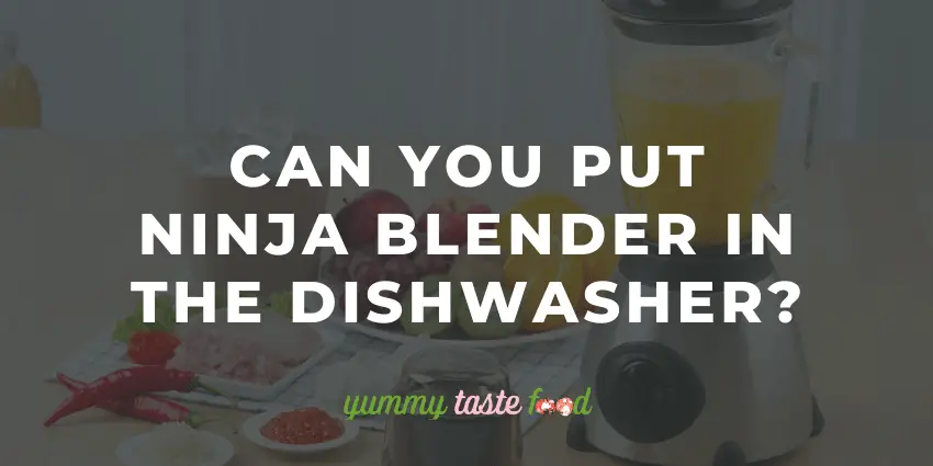 Können Sie Ninja Blender in die Spülmaschine stellen?