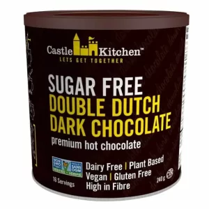 Chocolate escuro holandês duplo da cozinha do castelo
