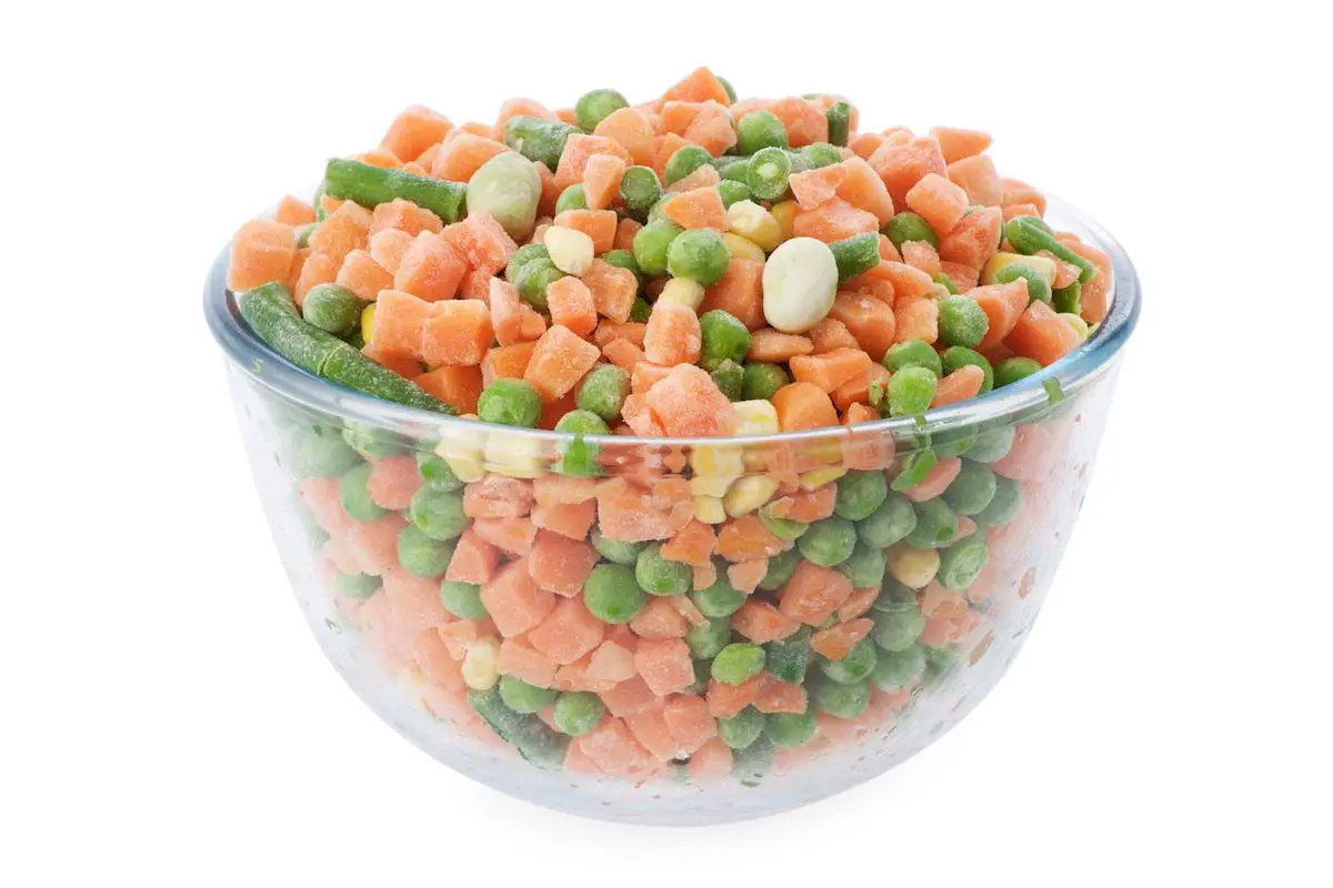 Frozen mix vegetables in a bowl. Credit: Unknown