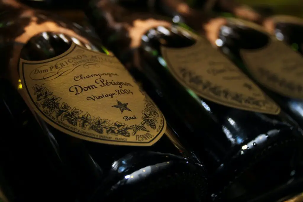 Bottles of vintage Dom Perignon. Credit: Unsplash
