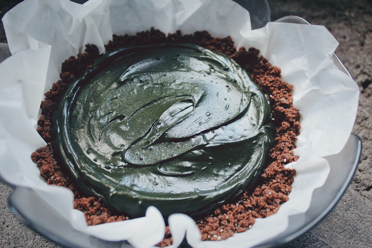 Cheesecake batter mix.