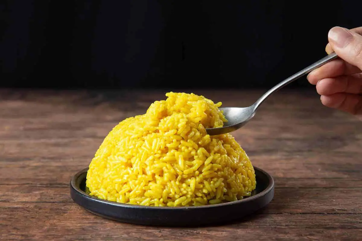 Yellow rice. Credit: Pressure Cook Recipes