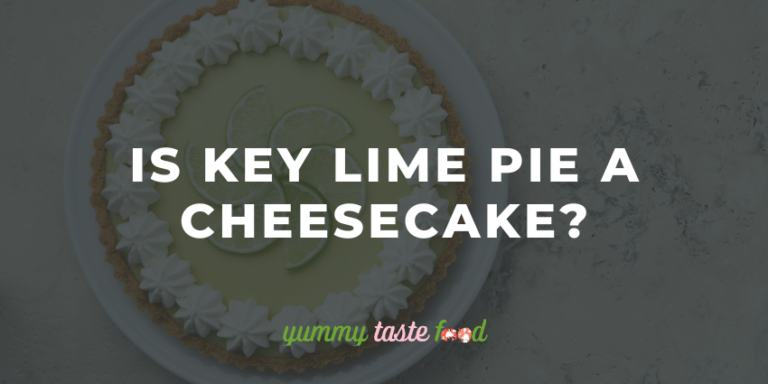 Is Key Lime Pie A Cheesecake?