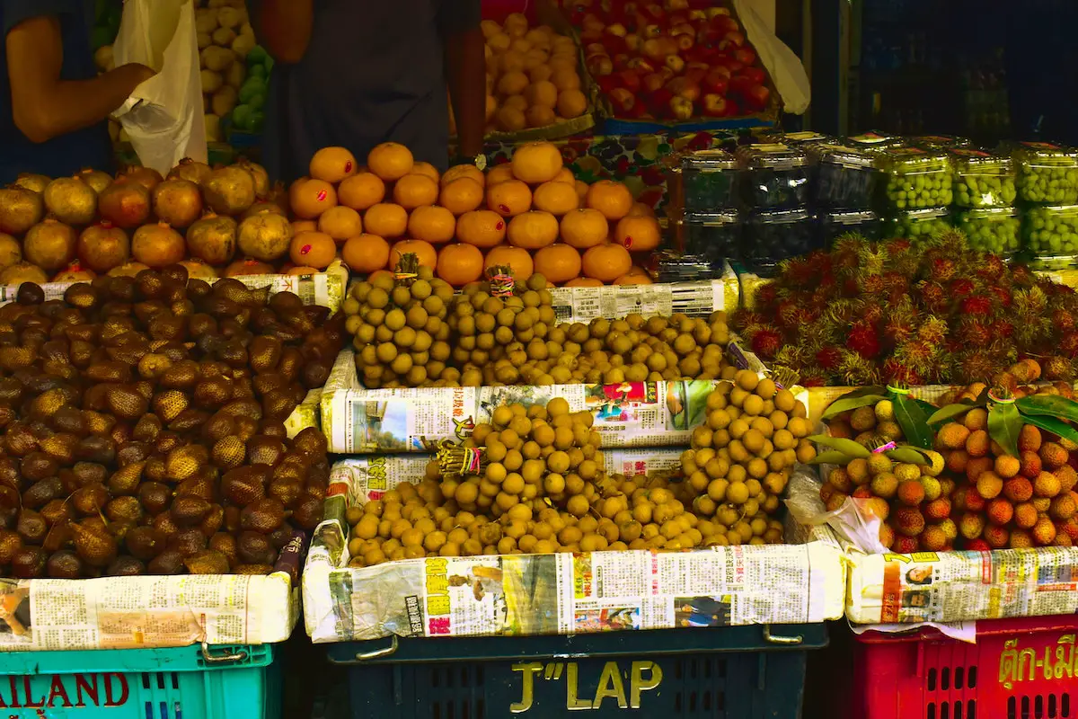 Longan fruit at a market. Credit: Unsplash