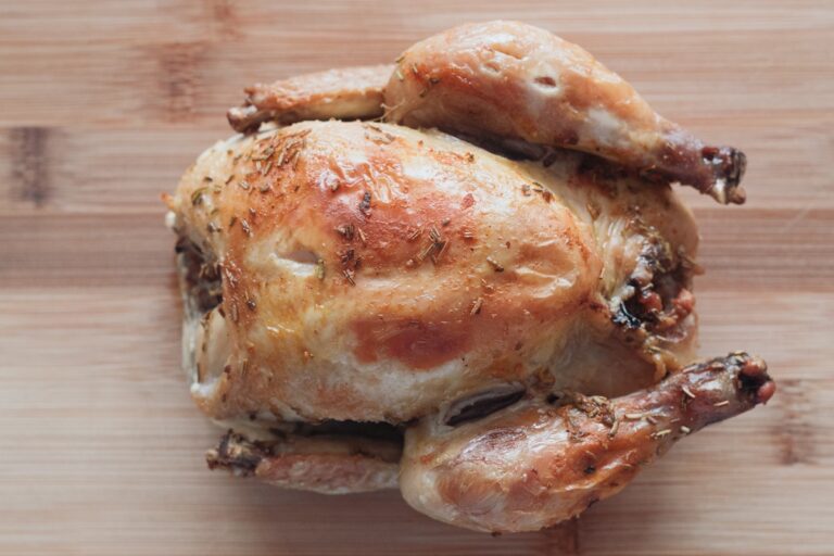 Cooked full chicken. Credit: Unsplash