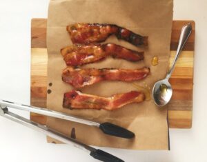 Crispy honey bacon