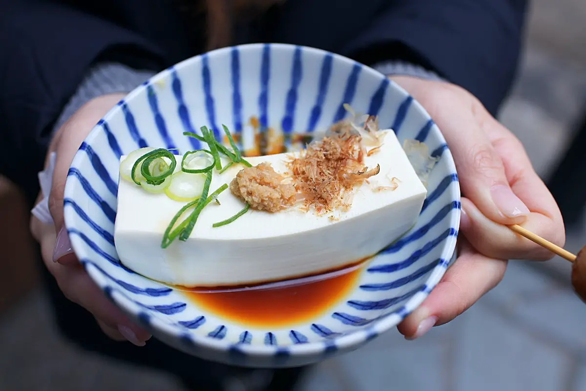 Tofu in a bowl. Credit: Unsplash.