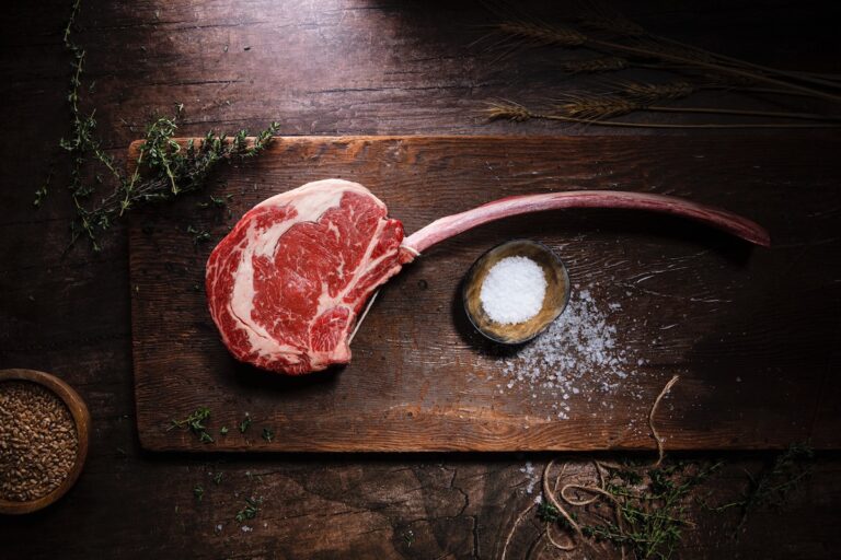 Tomahawk steak. Credit: Unsplash
